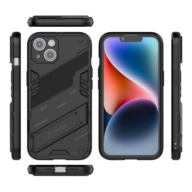 Funda de Teléfono Punk Armor 2 en 1 PC + TPU, Para iPhone 14, Para iPhone 14 Plus, Para iPhone 14 Pro