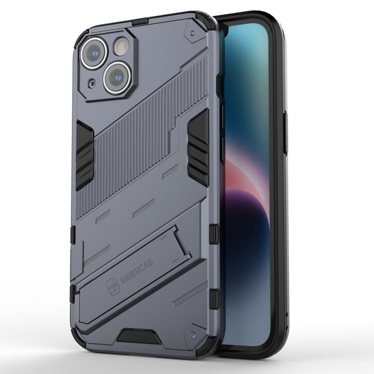 Funda de Teléfono Punk Armor 2 en 1 PC + TPU, Para iPhone 14, Para iPhone 14 Plus, Para iPhone 14 Pro