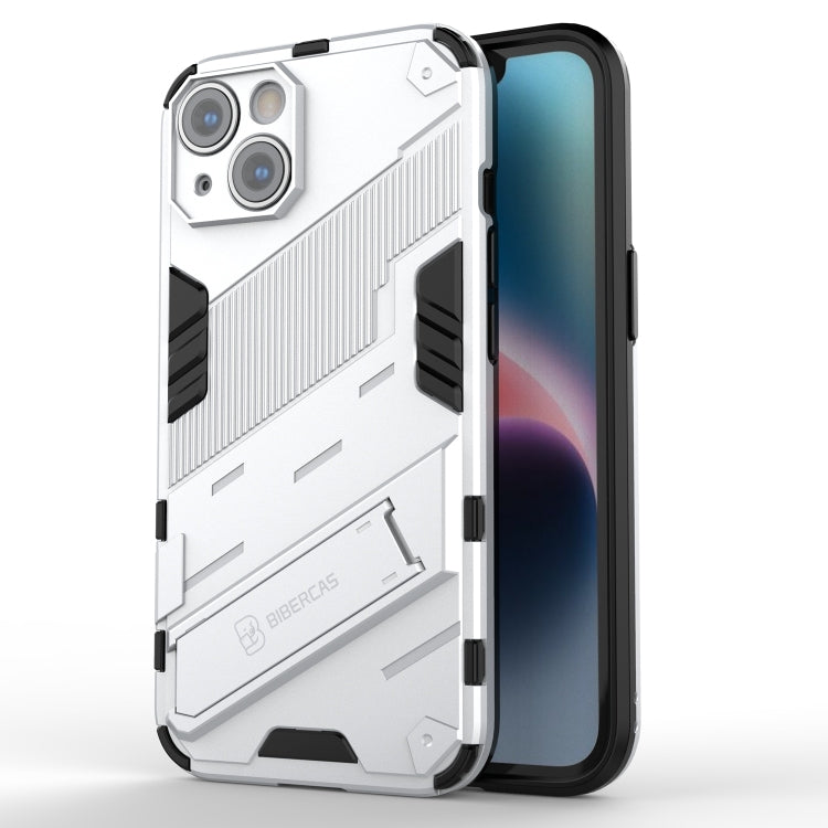 Funda de Teléfono Punk Armor 2 en 1 PC + TPU, Para iPhone 14, Para iPhone 14 Plus, Para iPhone 14 Pro