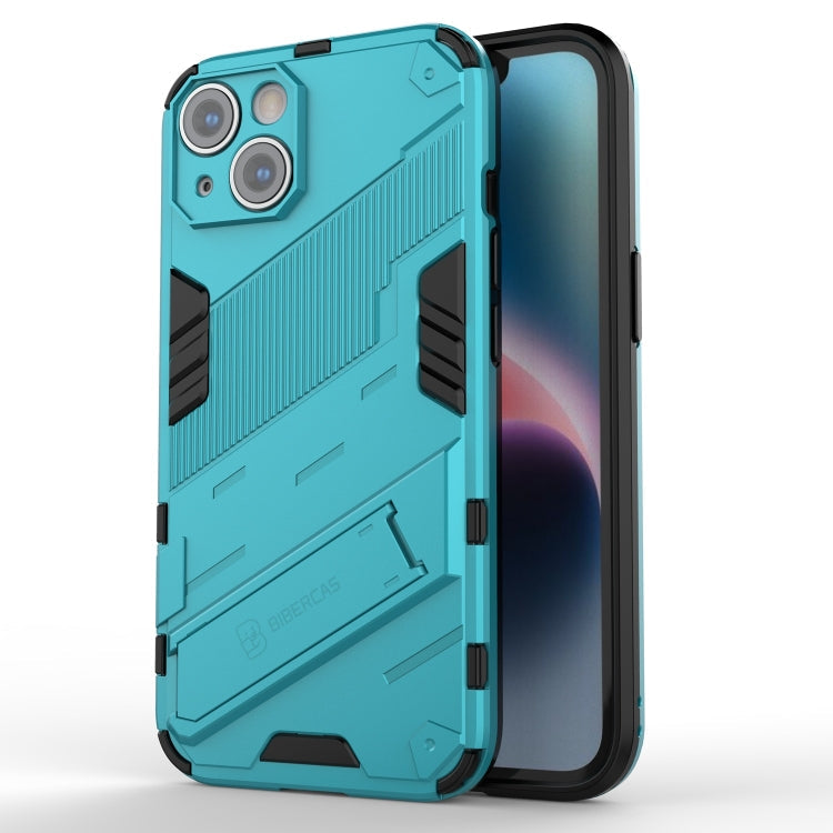 Funda de Teléfono Punk Armor 2 en 1 PC + TPU, Para iPhone 14, Para iPhone 14 Plus, Para iPhone 14 Pro