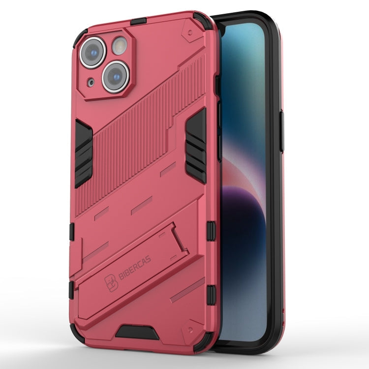 Funda de Teléfono Punk Armor 2 en 1 PC + TPU, Para iPhone 14, Para iPhone 14 Plus, Para iPhone 14 Pro