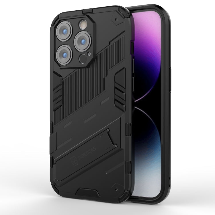 Funda de Teléfono Punk Armor 2 en 1 PC + TPU, Para iPhone 14, Para iPhone 14 Plus, Para iPhone 14 Pro