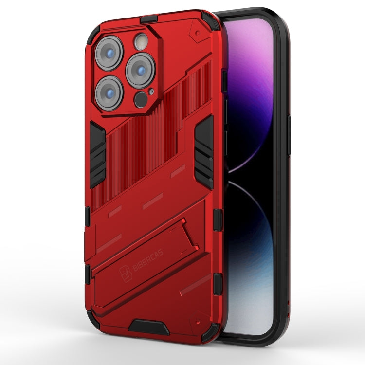 Funda de Teléfono Punk Armor 2 en 1 PC + TPU, Para iPhone 14, Para iPhone 14 Plus, Para iPhone 14 Pro