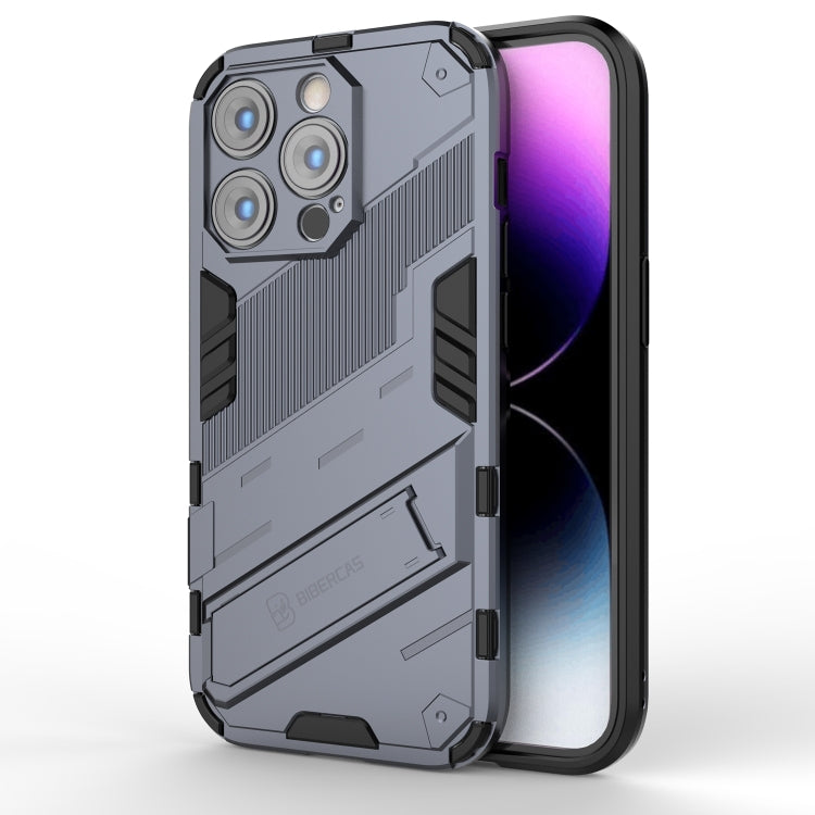 Funda de Teléfono Punk Armor 2 en 1 PC + TPU, Para iPhone 14, Para iPhone 14 Plus, Para iPhone 14 Pro