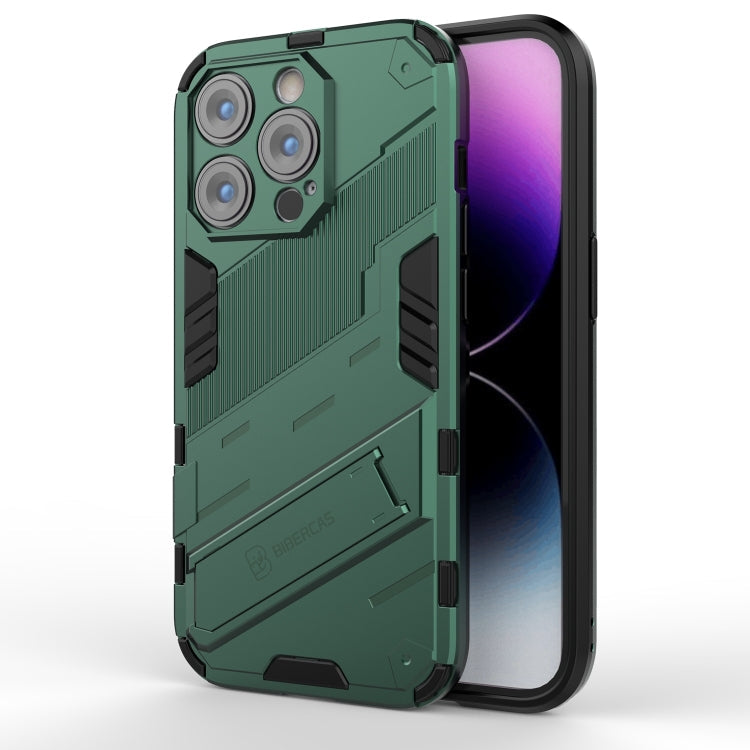 Funda de Teléfono Punk Armor 2 en 1 PC + TPU, Para iPhone 14, Para iPhone 14 Plus, Para iPhone 14 Pro