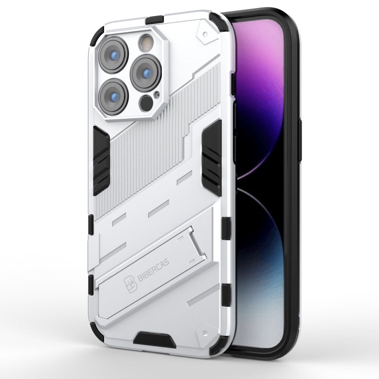 Funda de Teléfono Punk Armor 2 en 1 PC + TPU, Para iPhone 14, Para iPhone 14 Plus, Para iPhone 14 Pro
