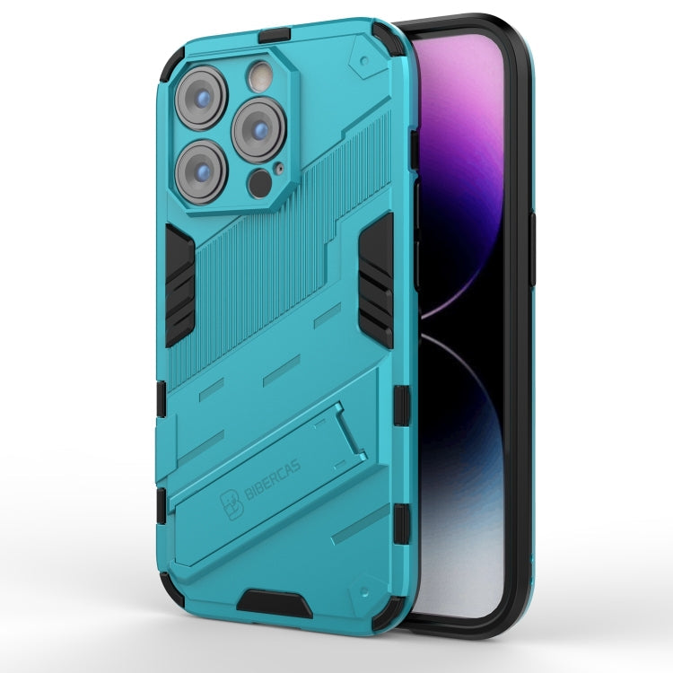 Funda de Teléfono Punk Armor 2 en 1 PC + TPU, Para iPhone 14, Para iPhone 14 Plus, Para iPhone 14 Pro