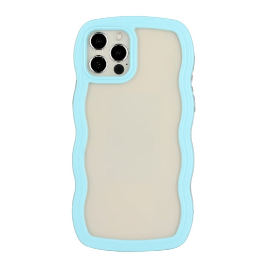 Funda de teléfono de PC transparente de TPU con ondas de color caramelo, para iPhone 12 Pro Max, para iPhone 11, para iPhone 11 Pro Max, para iPhone X / XS