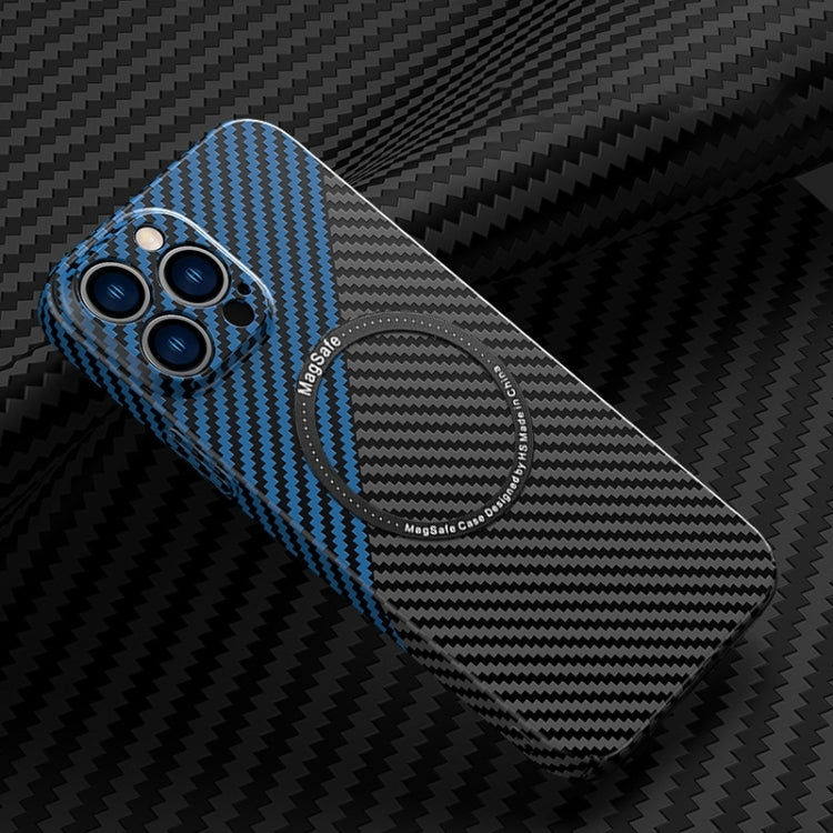Carbon Fiber Texture MagSafe Phone Case for iPhone 14 Pro Max – Slim & Protective