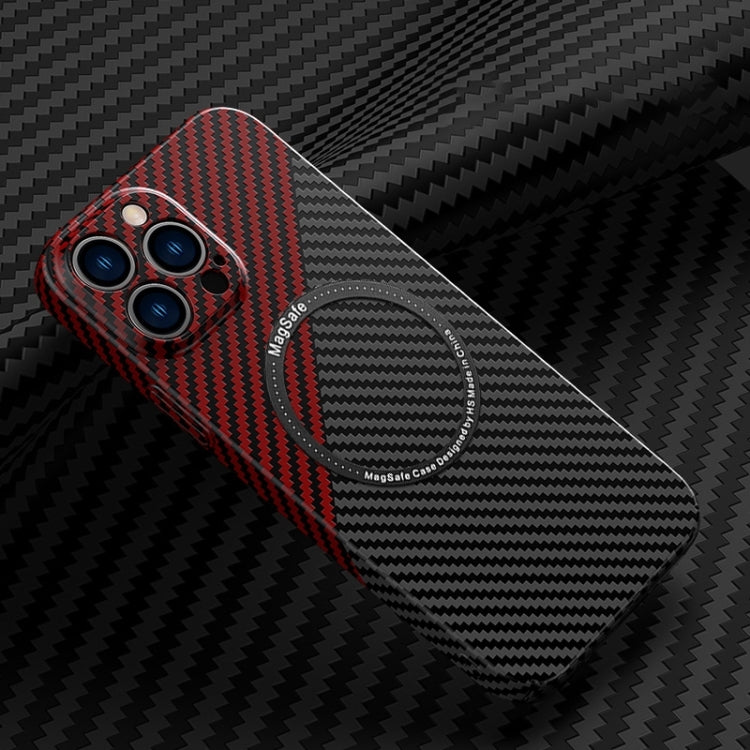 Carbon Fiber Texture MagSafe Phone Case for iPhone 14 Pro Max – Slim & Protective