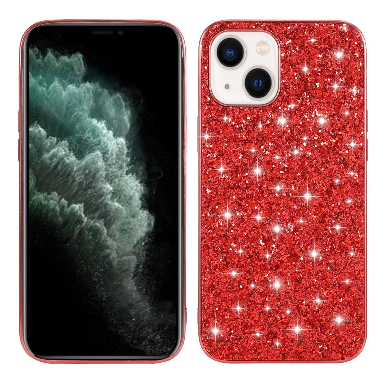 Glitzer-Puder TPU Handyhülle, Für iPhone 14, Für iPhone 14 Plus, Für iPhone 14 Pro, Für iPhone 14 Pro Max