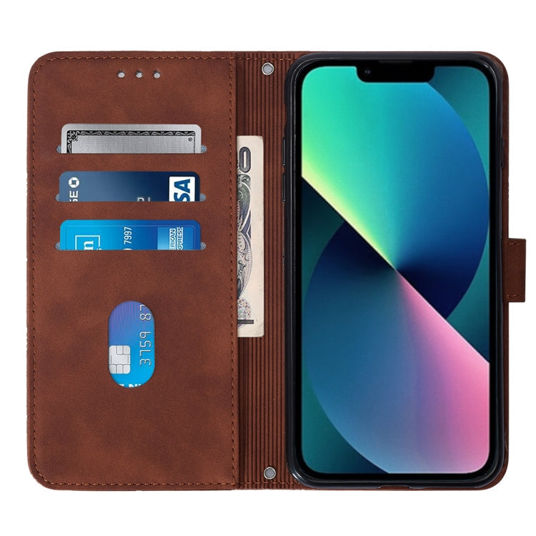 Handytasche aus geprägtem Flip-Leder, zum Umhängen, für iPhone 14, für iPhone 14 Plus, für iPhone 14 Pro, für iPhone 14 Pro Max