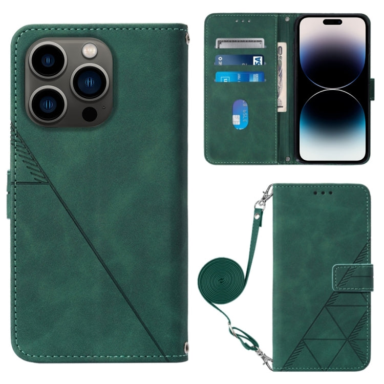 Handytasche aus geprägtem Flip-Leder, zum Umhängen, für iPhone 14, für iPhone 14 Plus, für iPhone 14 Pro, für iPhone 14 Pro Max