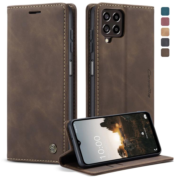 CaseMe 013 Retro Frosted Flip Leather Wallet Case – Samsung Galaxy M33 / M53 5G & Xiaomi 12 Lite
