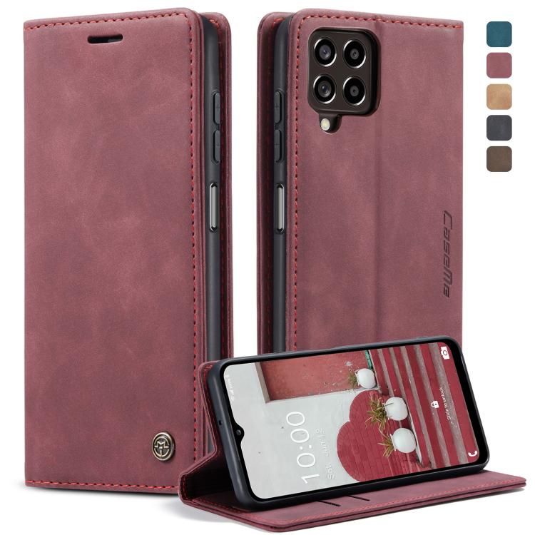CaseMe 013 Retro Frosted Flip Leather Wallet Case – Samsung Galaxy M33 / M53 5G & Xiaomi 12 Lite