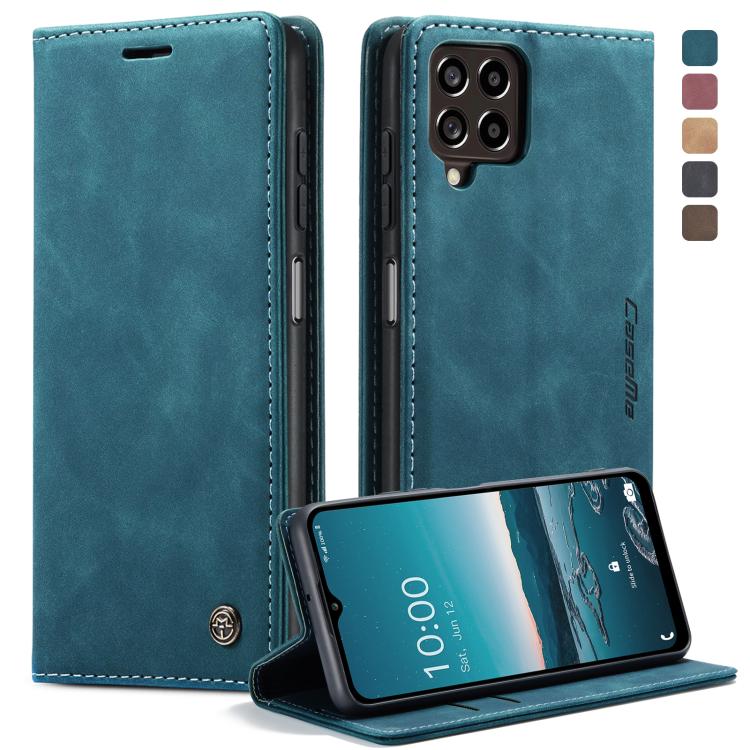 CaseMe 013 Retro Frosted Flip Leather Wallet Case – Samsung Galaxy M33 / M53 5G & Xiaomi 12 Lite