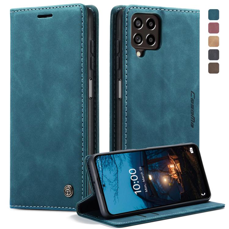 CaseMe 013 Retro Frosted Flip Leather Wallet Case – Samsung Galaxy M33 / M53 5G & Xiaomi 12 Lite