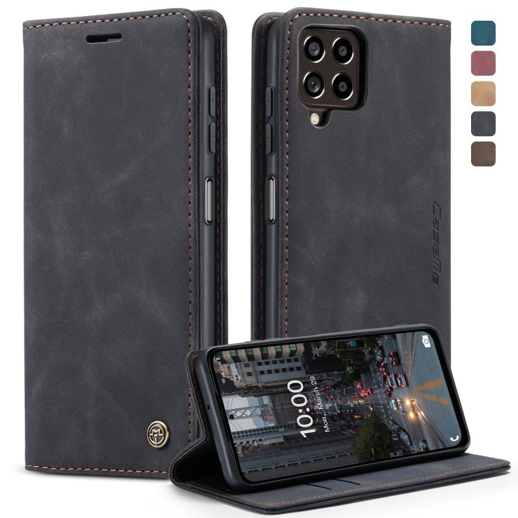 CaseMe 013 Retro Frosted Flip Leather Wallet Case – Samsung Galaxy M33 / M53 5G & Xiaomi 12 Lite