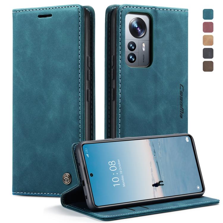 CaseMe 013 Retro Frosted Flip Leather Wallet Case – Samsung Galaxy M33 / M53 5G & Xiaomi 12 Lite