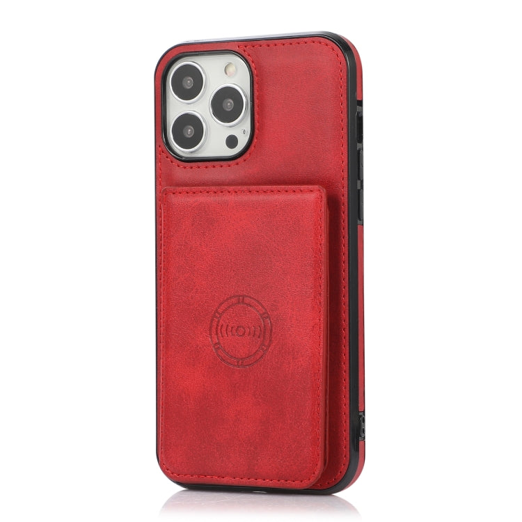 Handyhülle mit Kalbslederstruktur und Magnetkartenfach, für iPhone 14 Pro Max, für iPhone 14 Pro, für iPhone 14, für iPhone 14 Plus