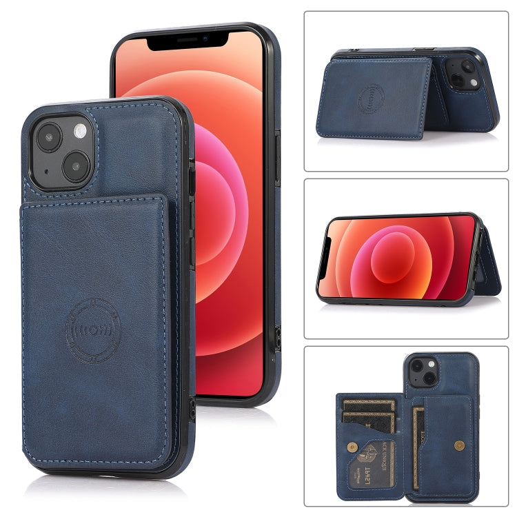 Handyhülle mit Kalbslederstruktur und Magnetkartenfach, für iPhone 14 Pro Max, für iPhone 14 Pro, für iPhone 14, für iPhone 14 Plus