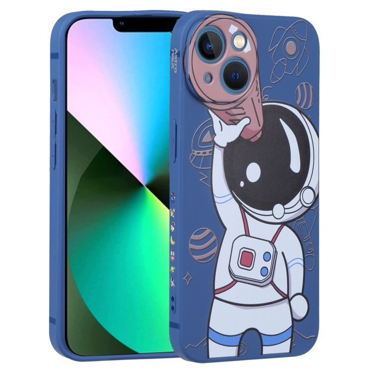 Handyhülle "Spaceman Fernglas", für iPhone 14, für iPhone 14 Pro, für iPhone 14 Plus, für iPhone 14 Pro Max