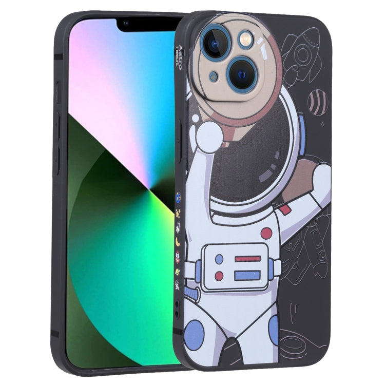 Handyhülle "Spaceman Fernglas", für iPhone 14, für iPhone 14 Pro, für iPhone 14 Plus, für iPhone 14 Pro Max