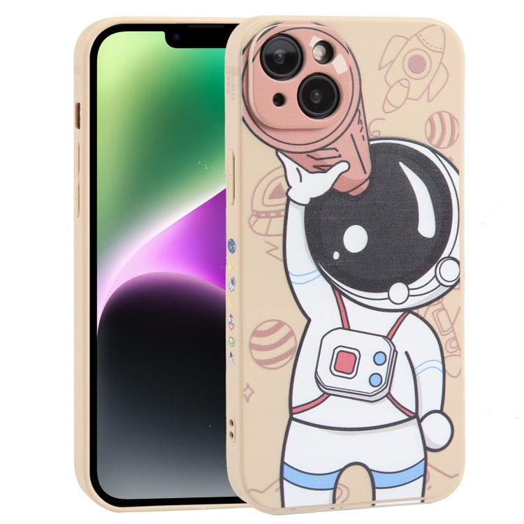 Handyhülle "Spaceman Fernglas", für iPhone 14, für iPhone 14 Pro, für iPhone 14 Plus, für iPhone 14 Pro Max
