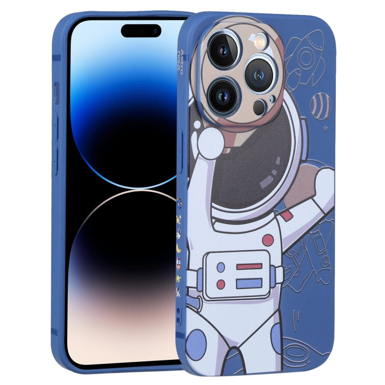 Handyhülle "Spaceman Fernglas", für iPhone 14, für iPhone 14 Pro, für iPhone 14 Plus, für iPhone 14 Pro Max