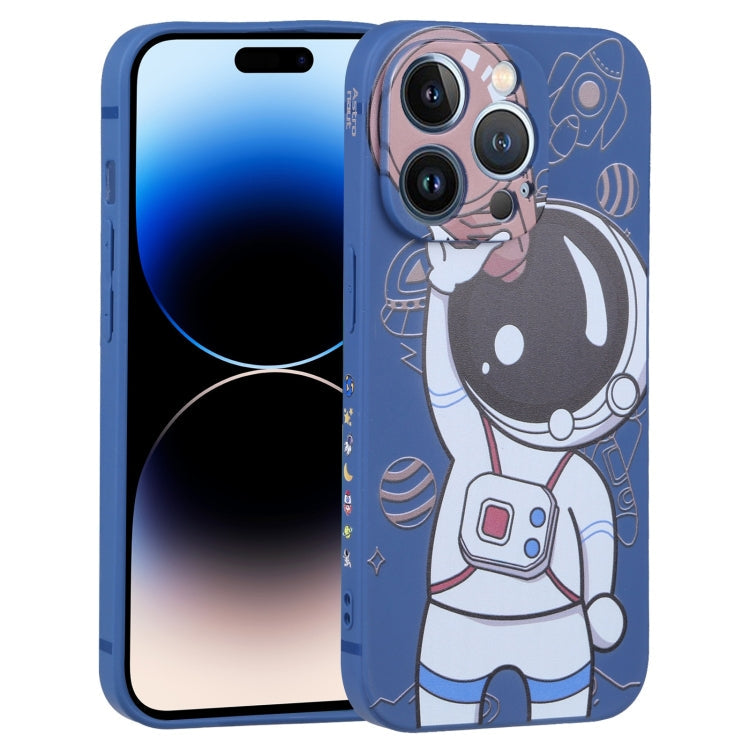 Handyhülle "Spaceman Fernglas", für iPhone 14, für iPhone 14 Pro, für iPhone 14 Plus, für iPhone 14 Pro Max