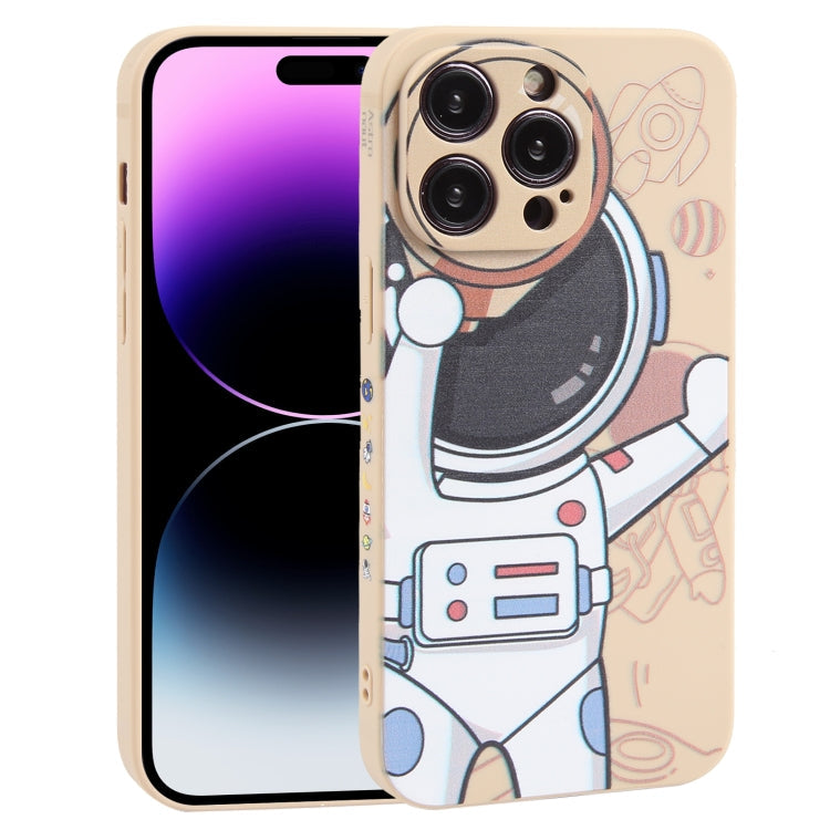 Handyhülle "Spaceman Fernglas", für iPhone 14, für iPhone 14 Pro, für iPhone 14 Plus, für iPhone 14 Pro Max