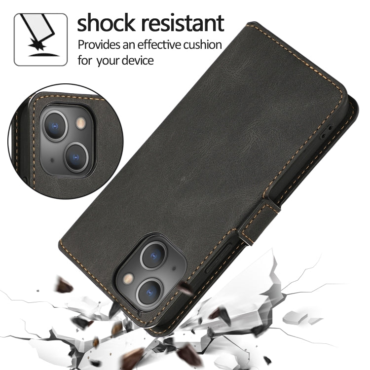 Retro Magnetic Leather Wallet Case for iPhone 14 / 14 Pro / 14 Pro Max / 14 Plus