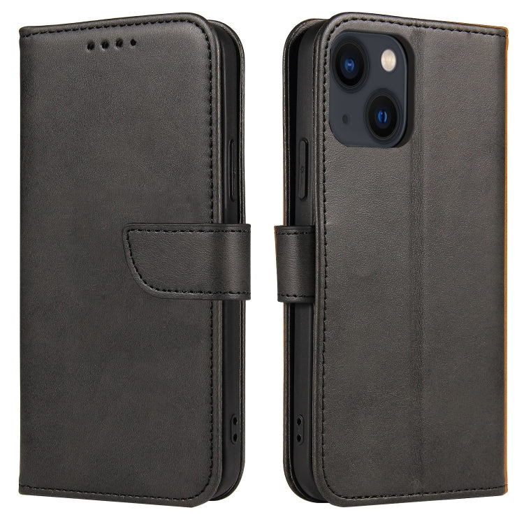 Handyhülle aus Leder mit Wadenstruktur und Schnallenverschluss – iPhone 14 Serie