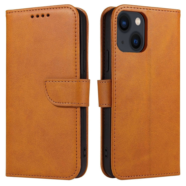 Handyhülle aus Leder mit Wadenstruktur und Schnallenverschluss – iPhone 14 Serie