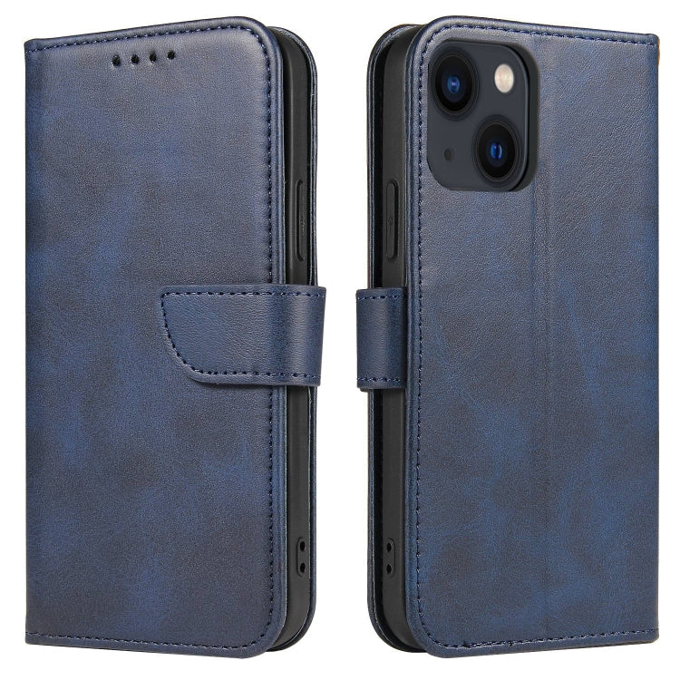 Handyhülle aus Leder mit Wadenstruktur und Schnallenverschluss – iPhone 14 Serie