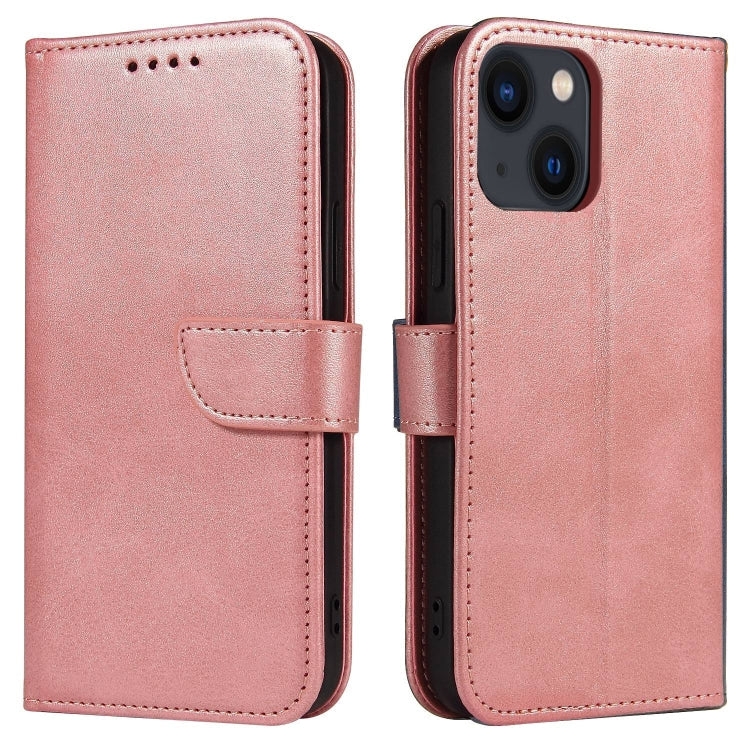 Handyhülle aus Leder mit Wadenstruktur und Schnallenverschluss – iPhone 14 Serie