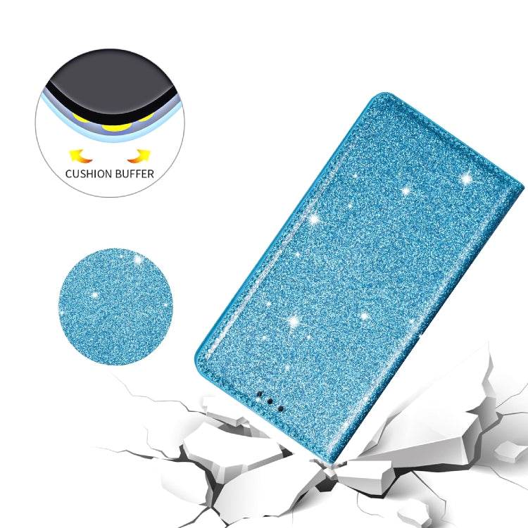 Ultradünne Glitzer Magnetische Horizontale Flip Lederhülle mit Halterung & Kartenfächern, Für iPhone 14, Für iPhone 14 Max, Für iPhone 14 Pro, Für iPhone 14 Pro Max