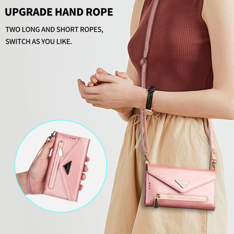 Zipper Wallet Leather Case for iPhone 14 / 14 Pro / 14 Pro Max – Skin-Feel Flip Cover