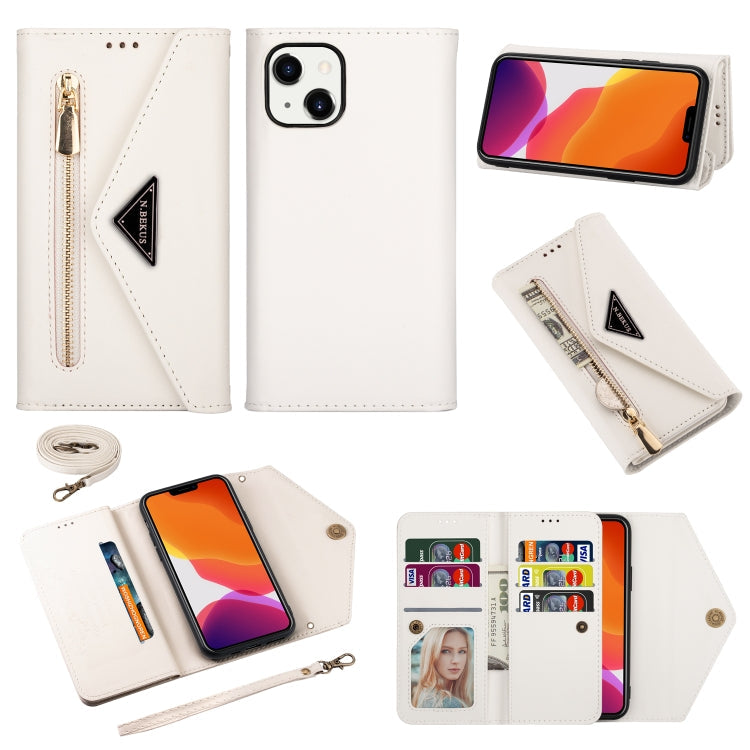 Zipper Wallet Leather Case for iPhone 14 / 14 Pro / 14 Pro Max – Skin-Feel Flip Cover