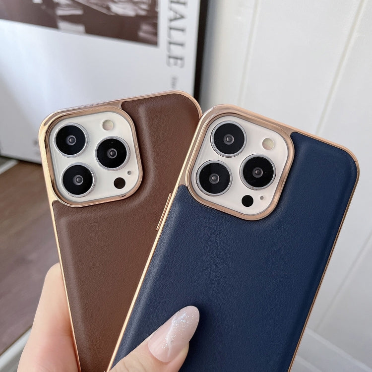 Genuine Leather iPhone Case | Nano Electroplating | iPhone 13 & 14 Series