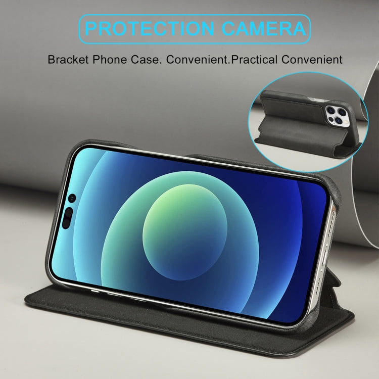 LC.IMEEKE Hon Ancient Series Flip Leather Case for iPhone 14 / 14 Plus / 14 Pro / 14 Pro Max
