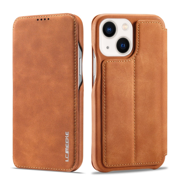 LC.IMEEKE Hon Ancient Series Flip Leather Case for iPhone 14 / 14 Plus / 14 Pro / 14 Pro Max