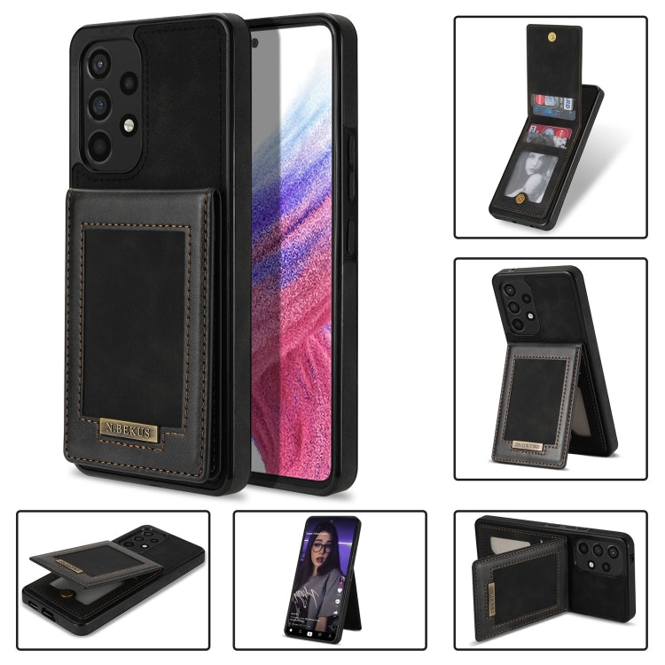 N.Bekus Vertikale Klapphülle mit Kartenfach und RFID-Schutz, für Samsung Galaxy A12 5G, für Samsung Galaxy A51 4G, für Samsung Galaxy A71 4G, für Samsung Galaxy A53 5G, für Samsung Galaxy A52s / A52 5G