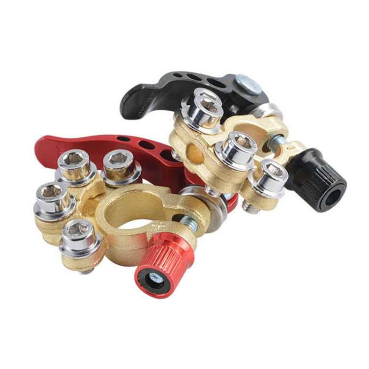 Car Battery Quick Disconnect Terminals with L Wrench & 40A Connectors