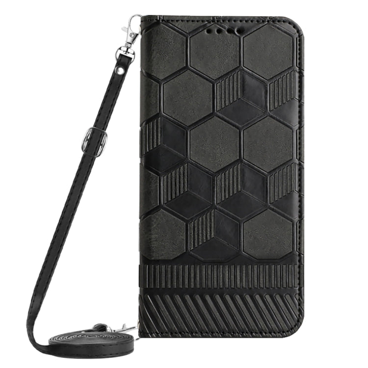 Football Texture Crossbody Phone Case with Card Slots & Stand | iPhone 13 & 14 Series