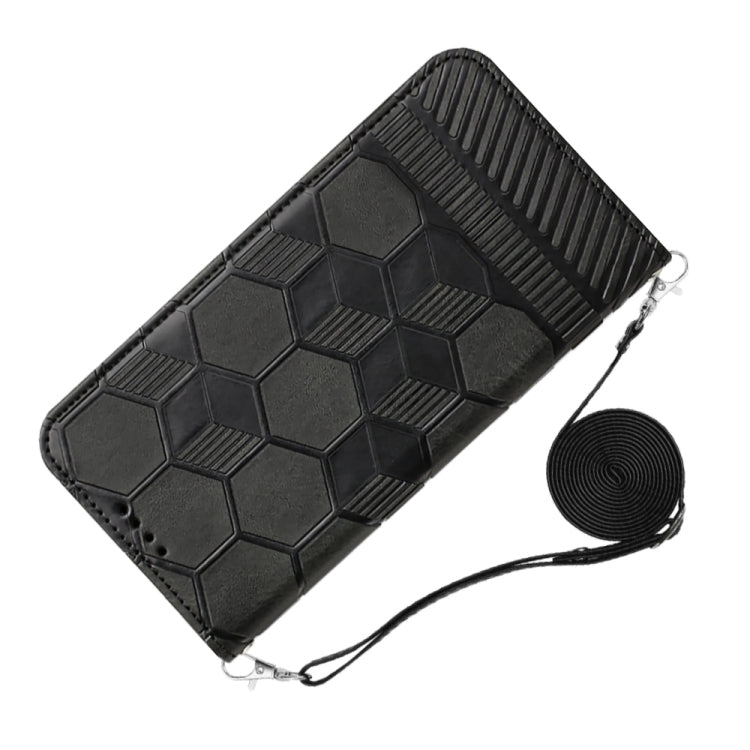 Football Texture Crossbody Phone Case with Card Slots & Stand | iPhone 13 & 14 Series
