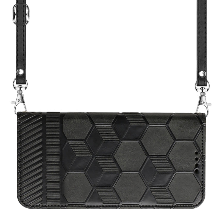 Football Texture Crossbody Phone Case with Card Slots & Stand | iPhone 13 & 14 Series