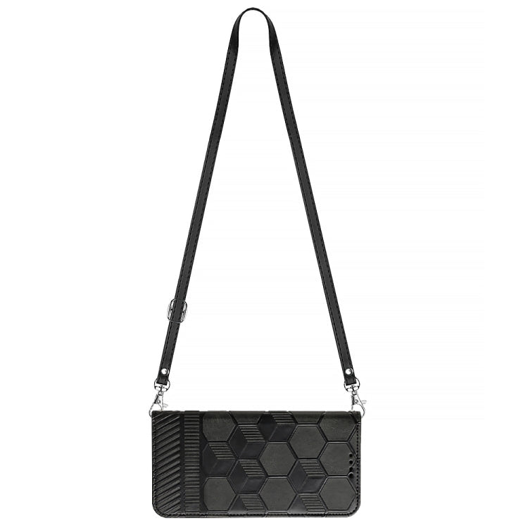 Football Texture Crossbody Phone Case with Card Slots & Stand | iPhone 13 & 14 Series