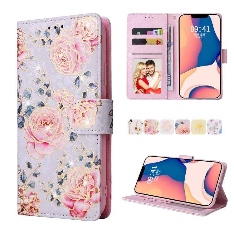 RFID Blocking Bronzing Leather Wallet Case – iPhone 14 / 14 Plus / 14 Pro / 14 Pro Max