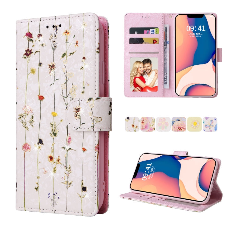 RFID Blocking Bronzing Leather Wallet Case – iPhone 14 / 14 Plus / 14 Pro / 14 Pro Max